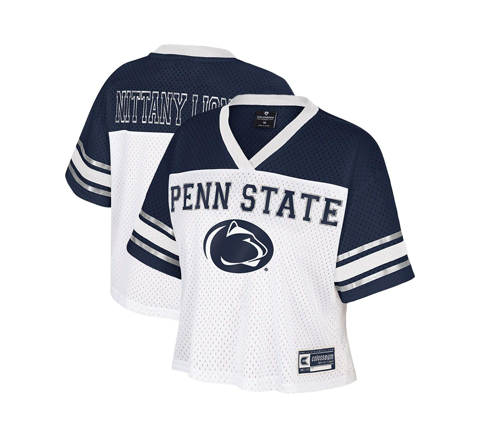 Женская футбольная джерси Colosseum Penn State Nittany Lions, белая