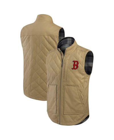 Мужской жилет Darius Rucker Collection by Fanatics Boston Red Sox, клетчатый, двусторонний