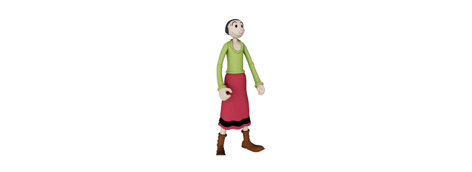 Popeye фигурка Olive Oyl Retro Style Collectible, 5" Scale