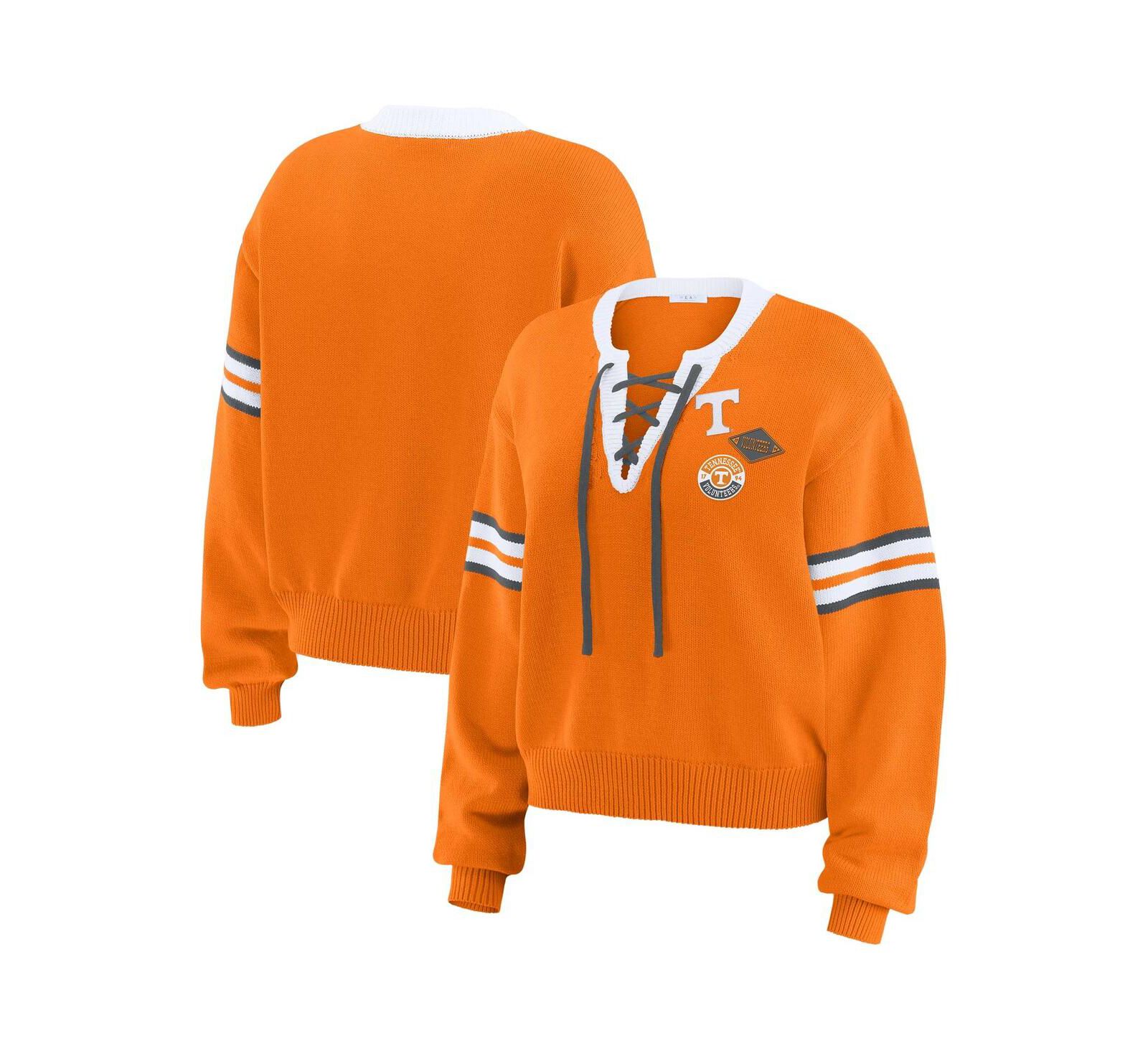 WEAR by Erin Andrews Женский джемпер с завязками Tennessee Volunteers
