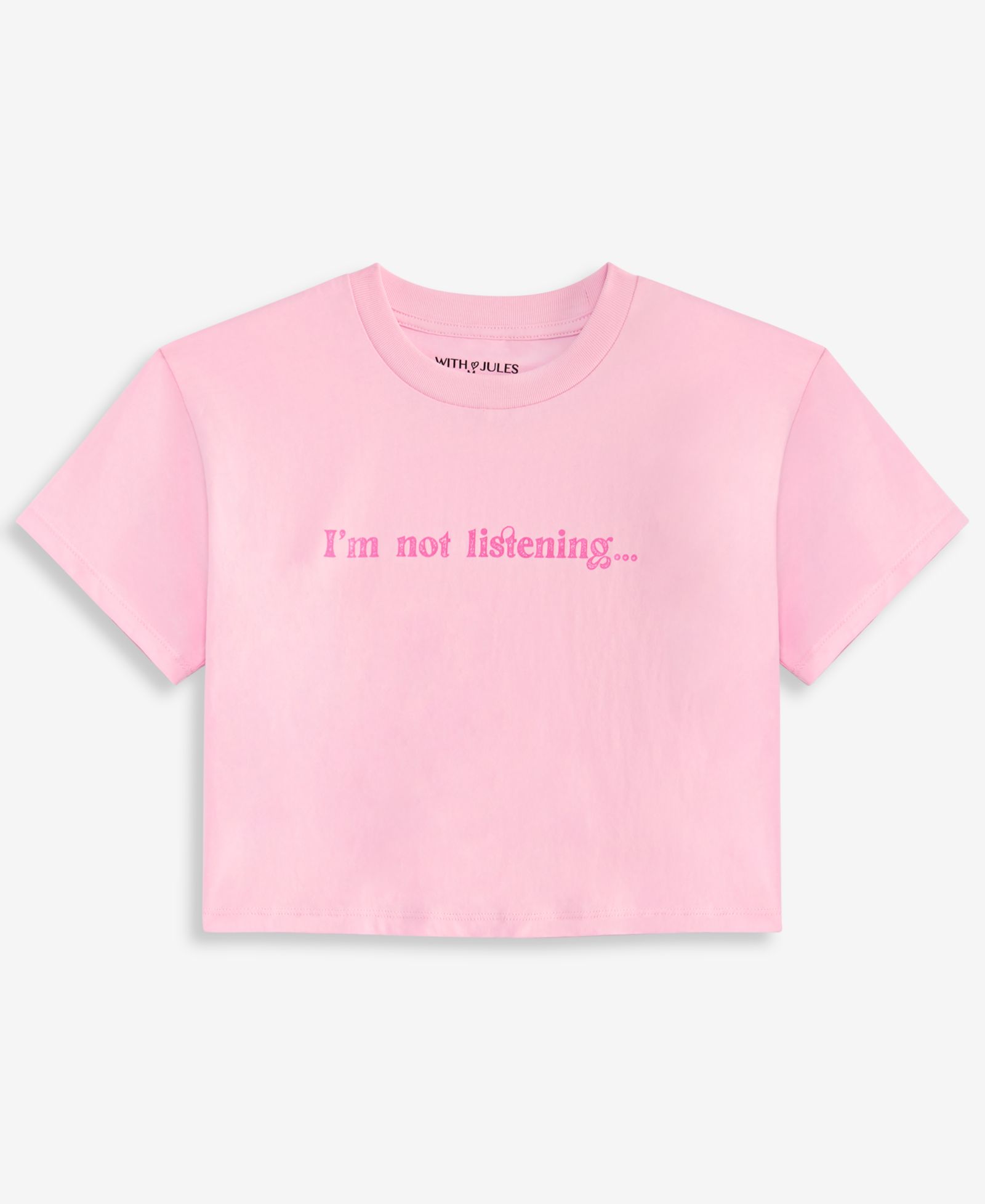 With Jules Big Girls Graphic Cotton T-Shirt