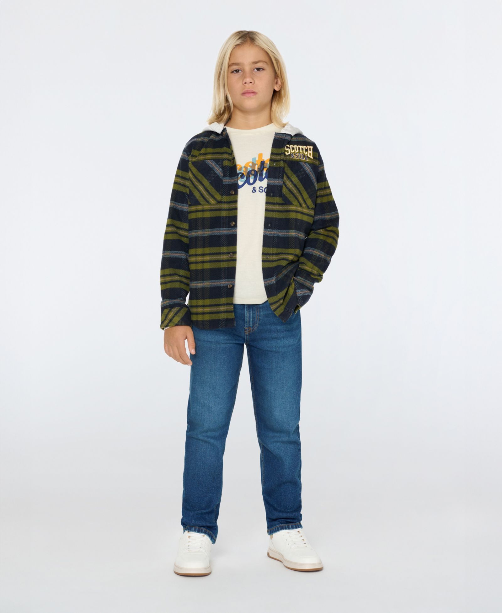 SCOTCH & SODA Big Boys 5 Pocket Loose Tapered Fit Jean