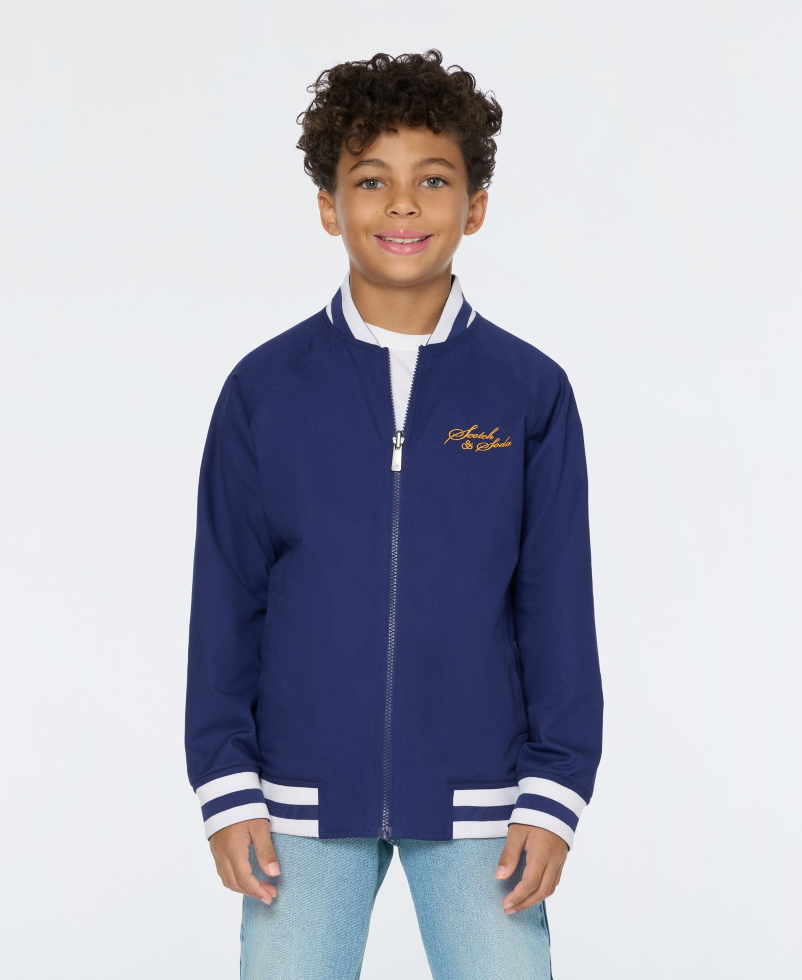 SCOTCH & SODA Big Boys Reversible Bomber Jacket