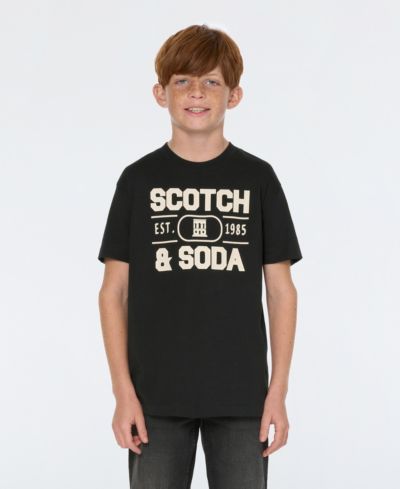 Детская футболка SCOTCH & SODA с графическим принтом, короткий рукав