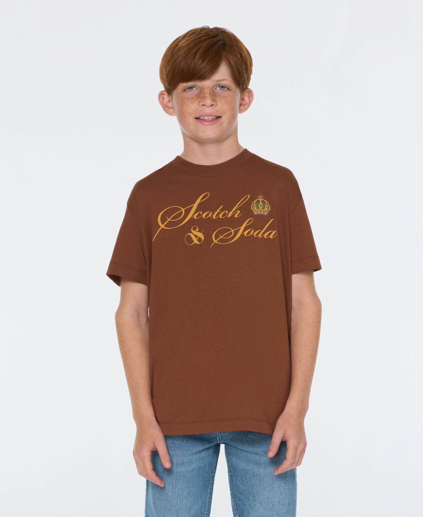 Детская футболка SCOTCH & SODA Big Boys Short Sleeve Graphic