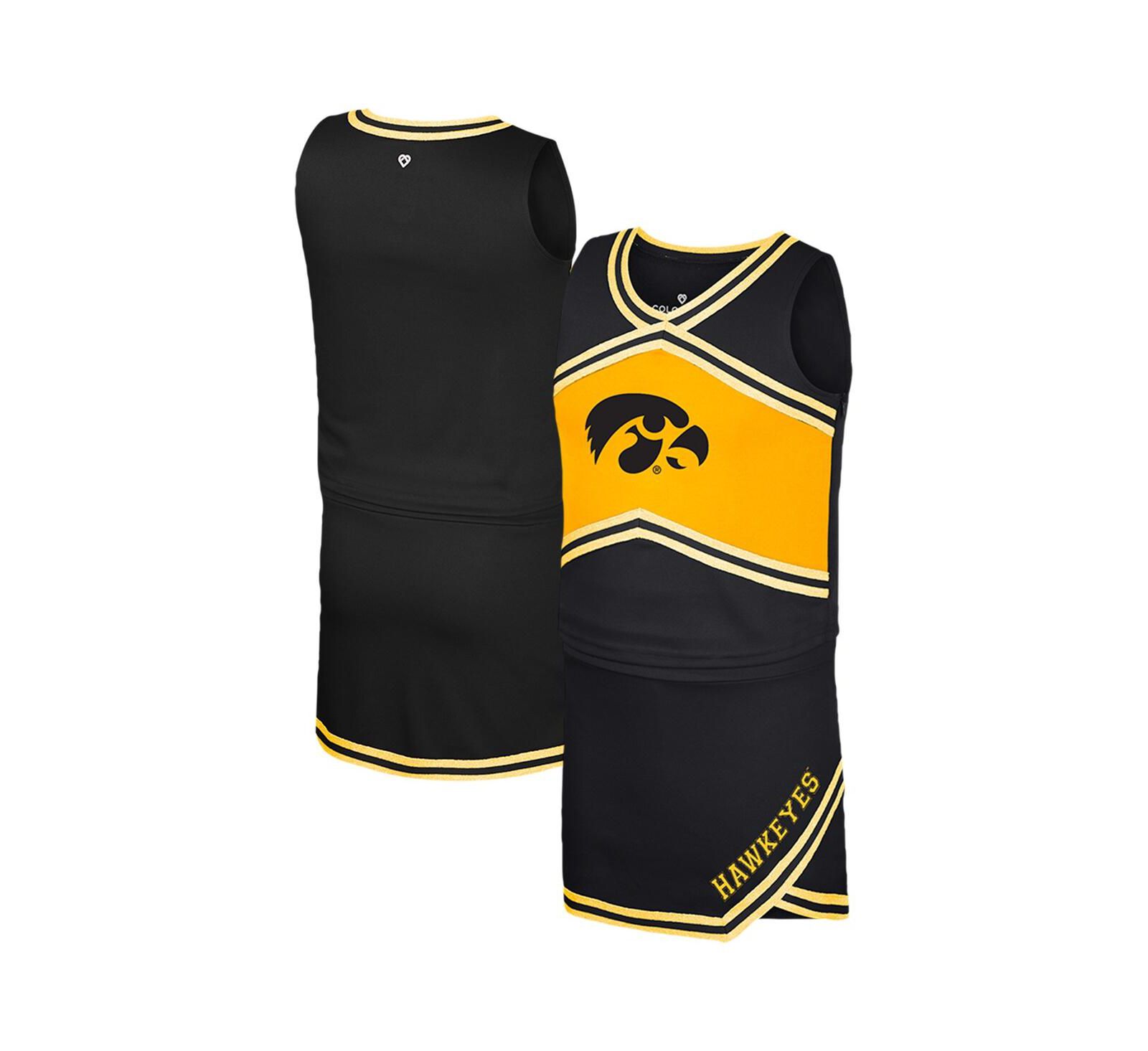 Colosseum Детский комплект из топа и юбки Black Iowa Hawkeyes
