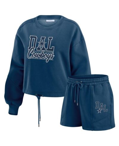 Женский комплект WEAR by Erin Andrews: футболка и шорты с принтом Dallas Cowboys