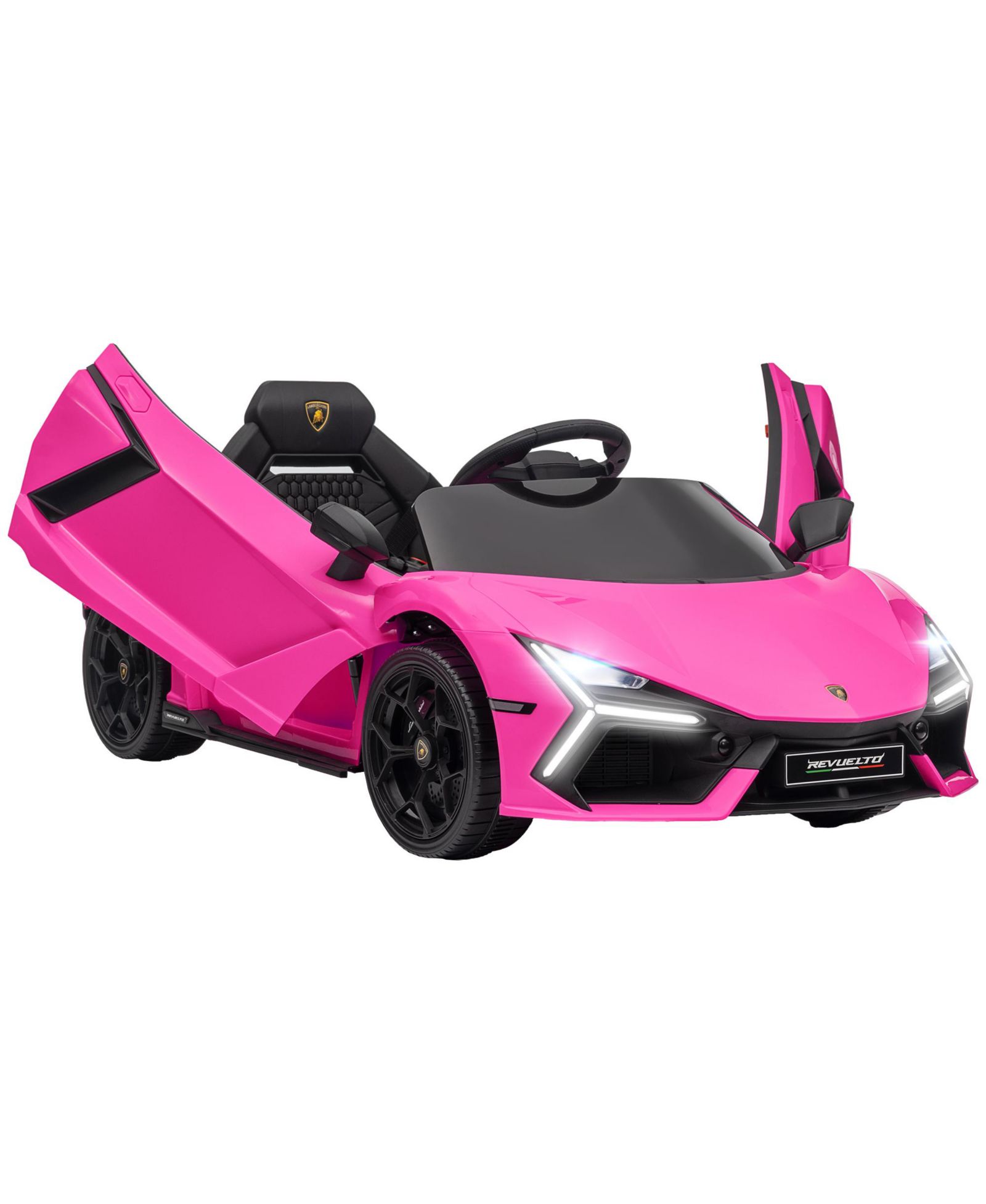 Qaba Lamborghini Revuelto 12V Electric Dual-Mode Ride-On Car, 1 Player, Ages 3+