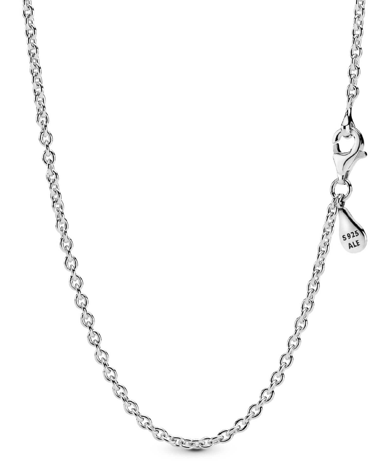 Pandora Moments Sterling Silver Cable Chain Necklace