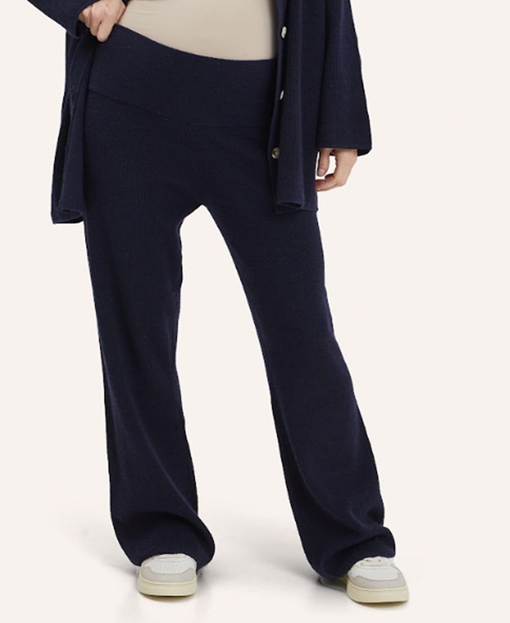 NOM Maternity Women's NOM Georgina Foldover Knit Pants
