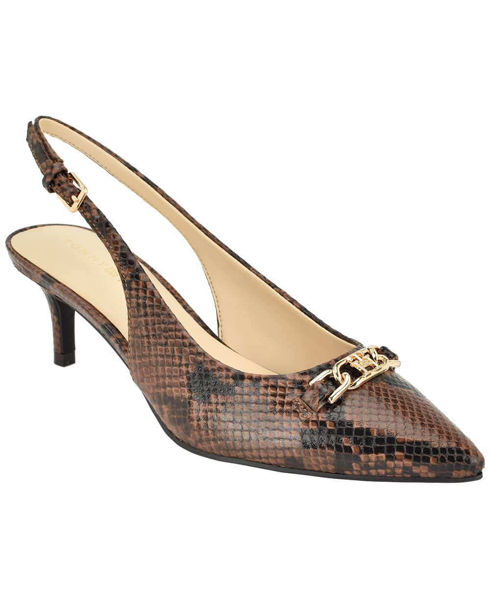 Tommy Hilfiger Women's Tienna Kitten Heel Slingback Pump