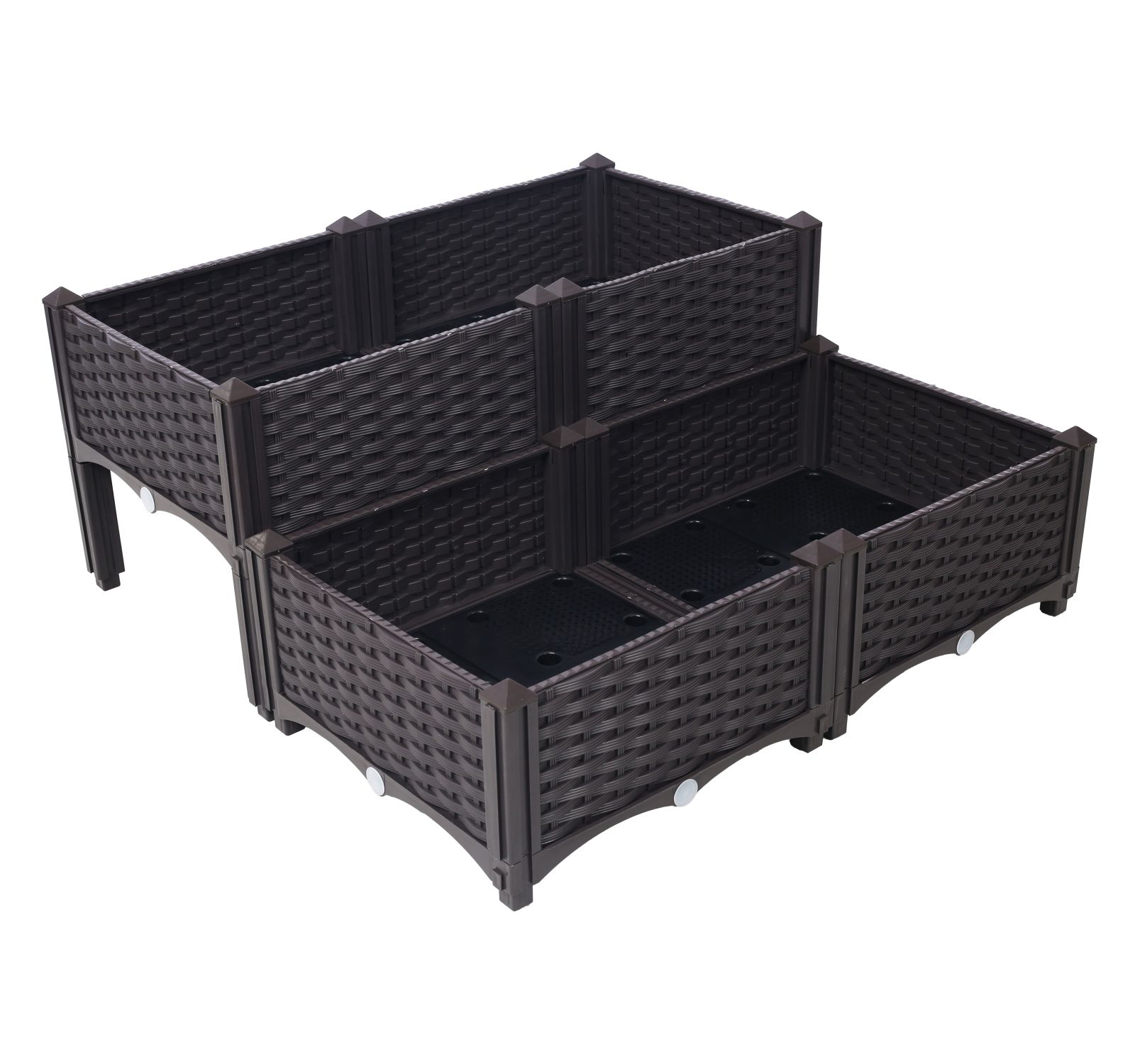 Streamdale Furniture набор из 4 приподнятых грядок с автополивом