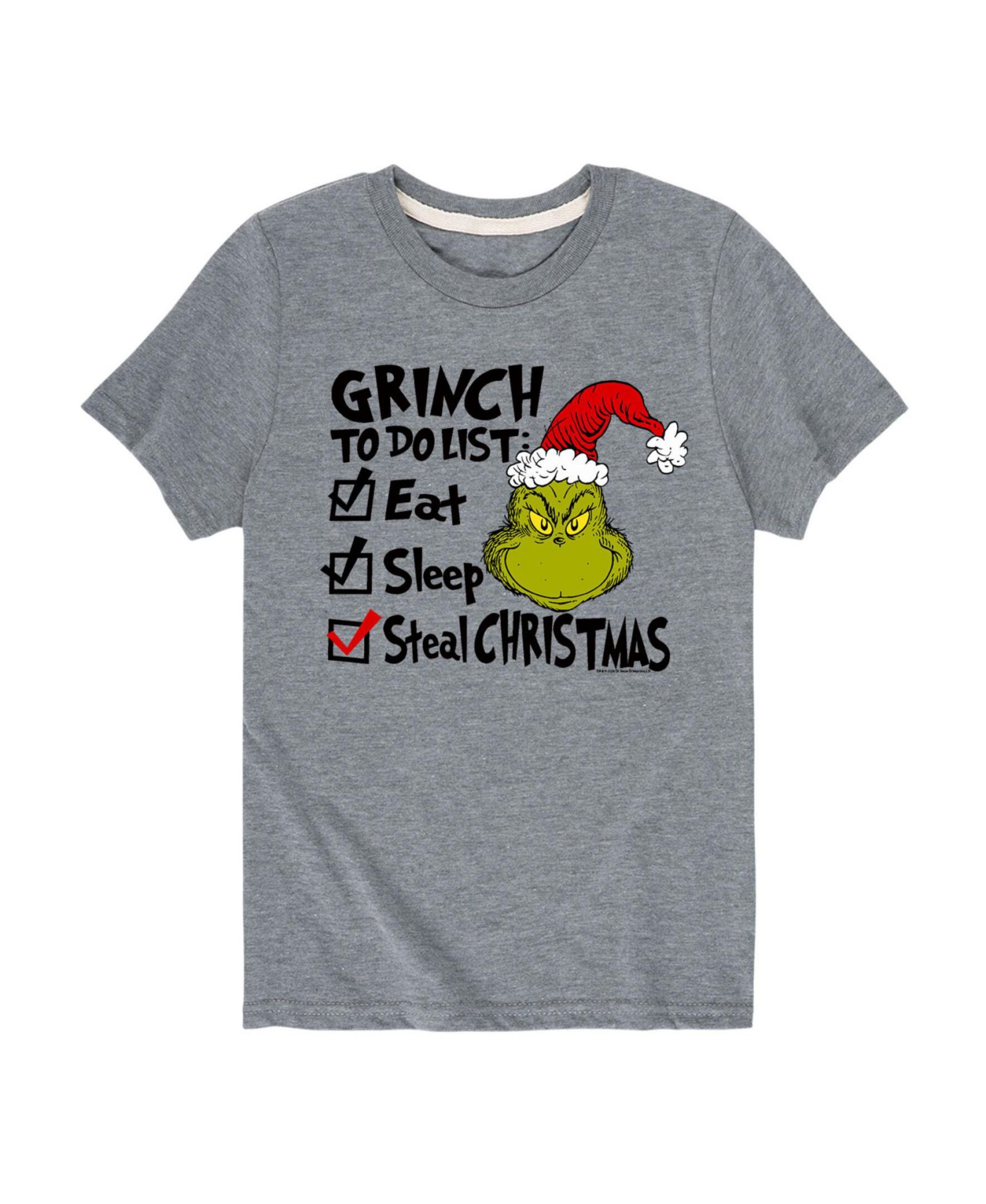 The Grinch Big Boys Grinch To Do Graphic Tee