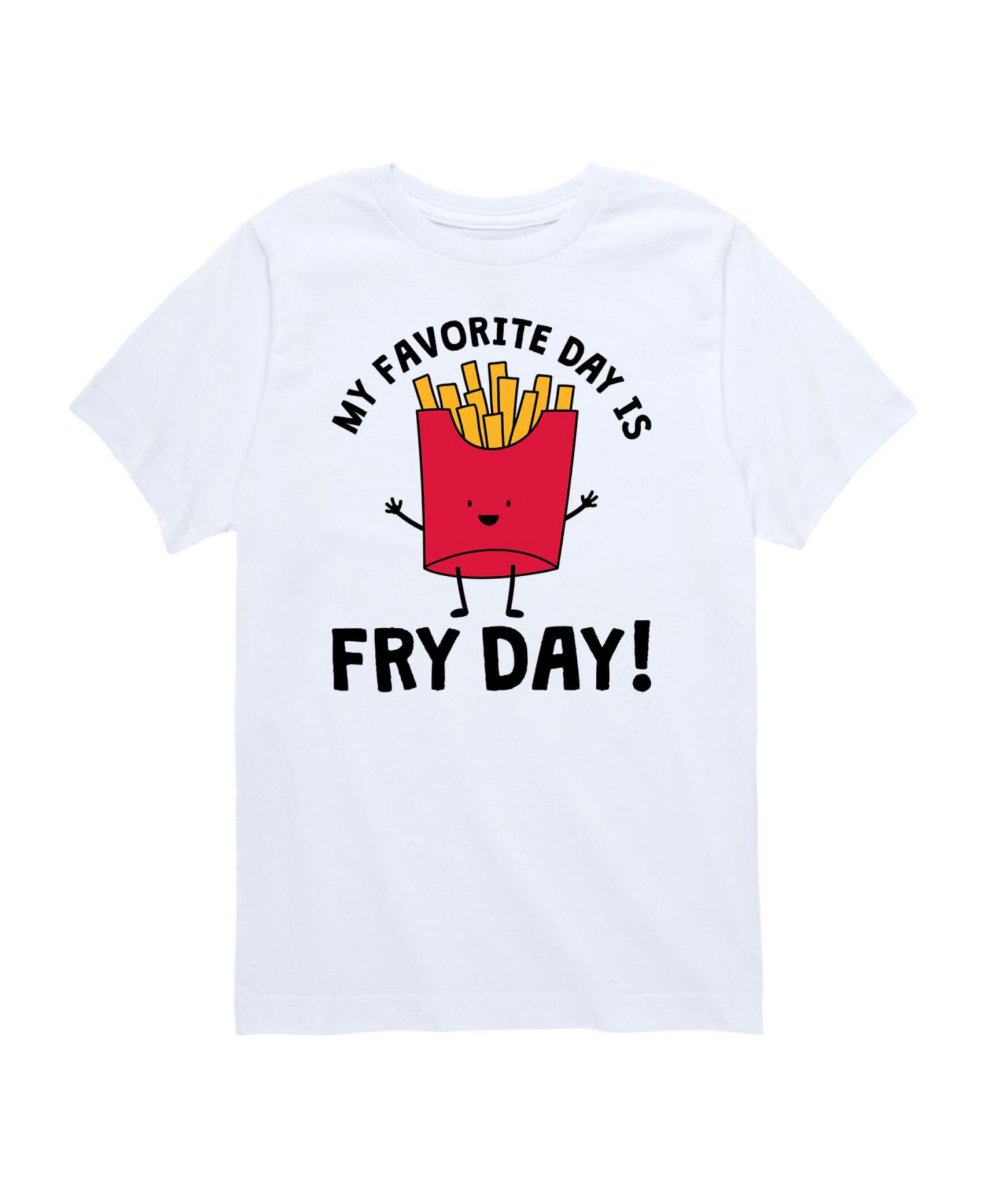 Hybrid Big Boys Favorite Day Fry Day Graphic Tee