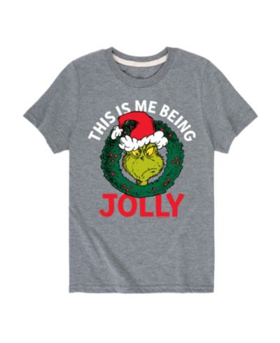 The Grinch Детская футболка The Grinch Big Boys This Is Me Being Jolly