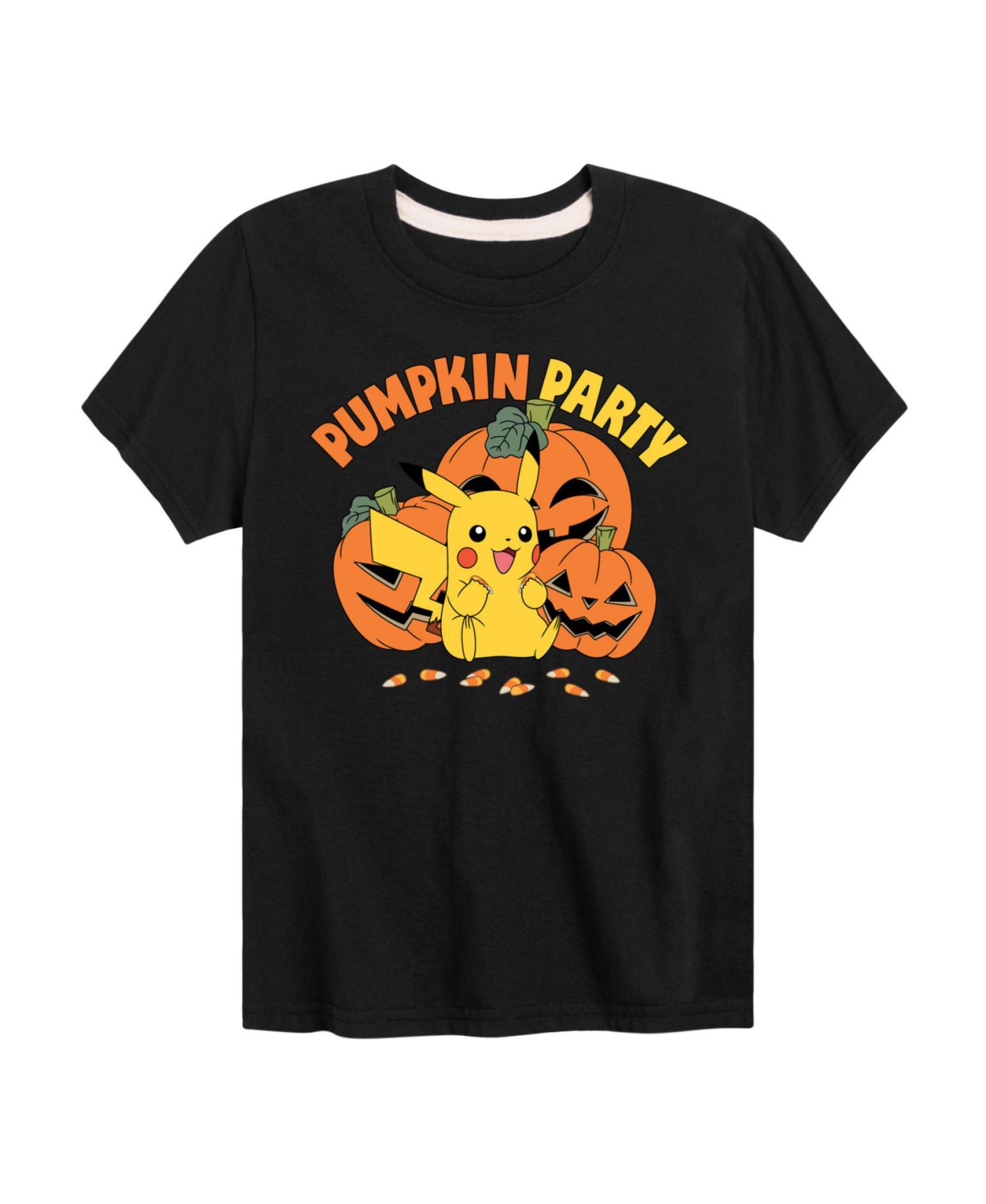 Pokémon детская футболка с принтом Pumpkin Party для мальчиков