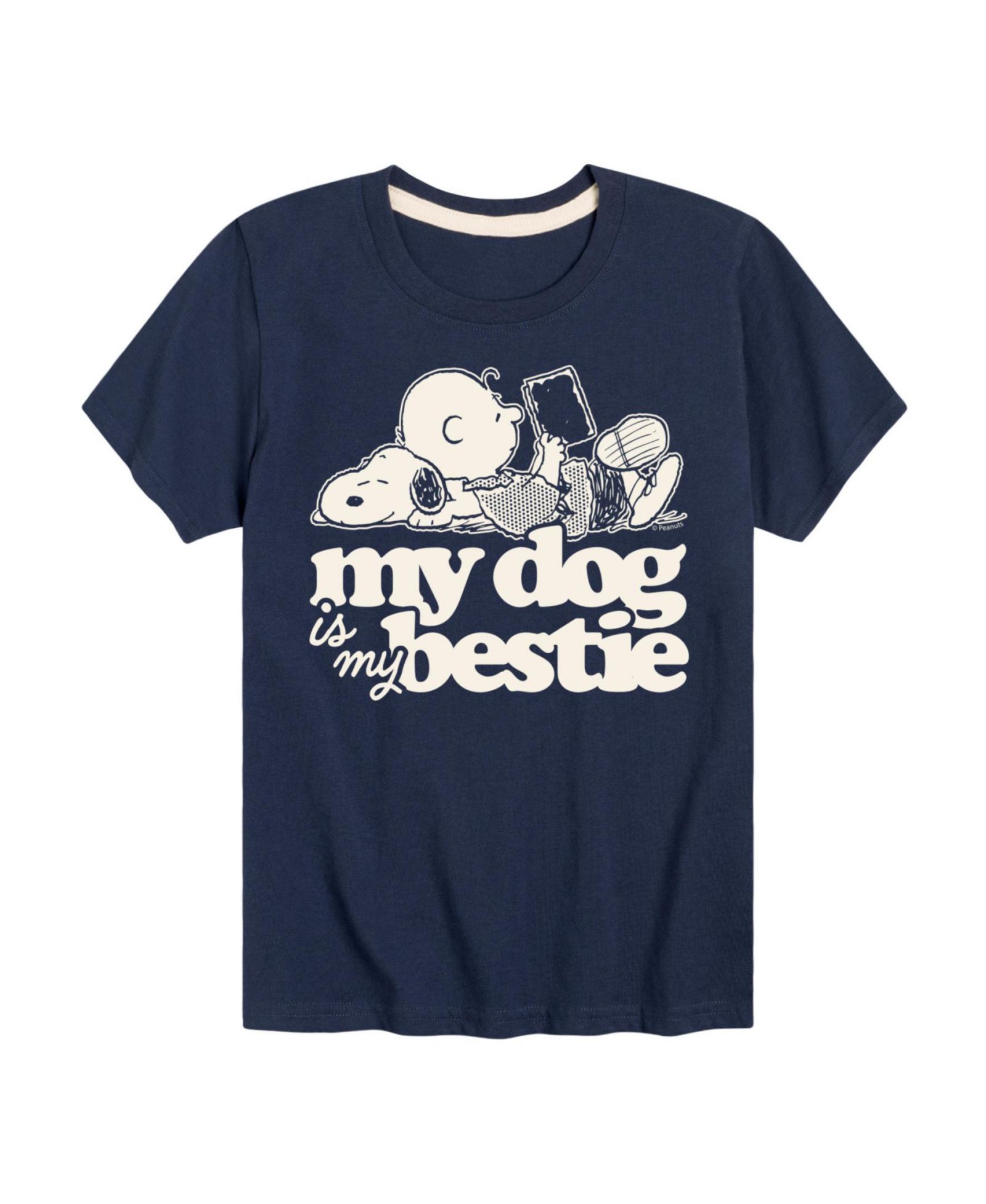 Peanuts Детская футболка с принтом My Dog Is My Bestie