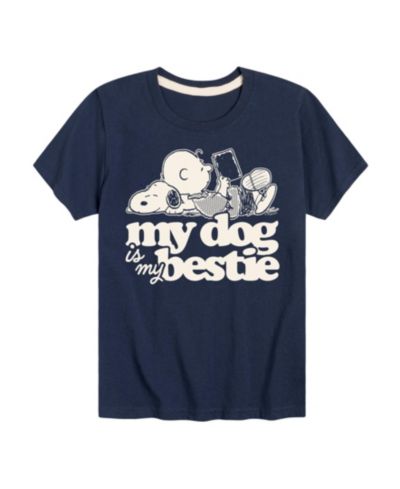 Peanuts Детская футболка с принтом My Dog Is My Bestie