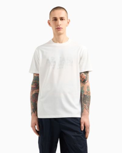 A|X Armani Exchange Мужская футболка с логотипом Stud Text