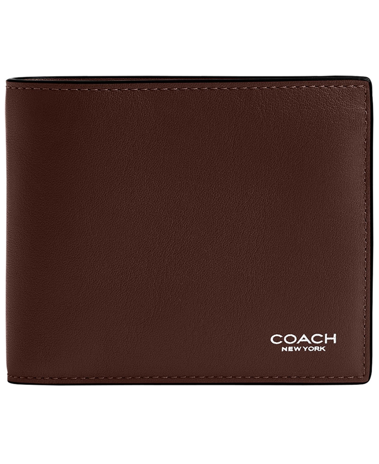 Мужской кожаный кошелек COACH 3-in-1
