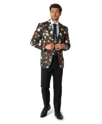OppoSuits Men's Christmas Suit X- Mas Pine Tree Outfit Slim Fit Blazer
