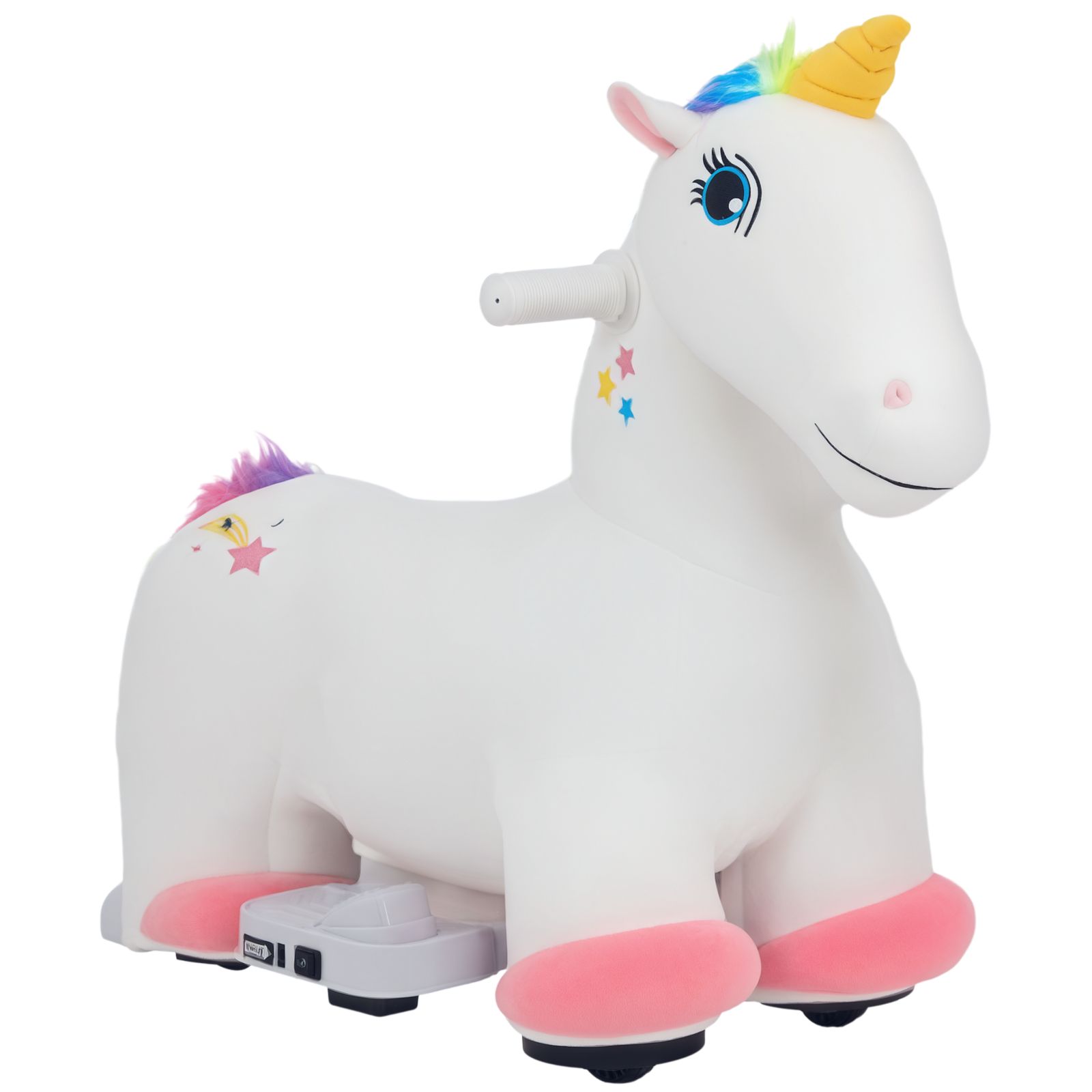 Детский электромобиль Qaba 6V Unicorn с музыкой