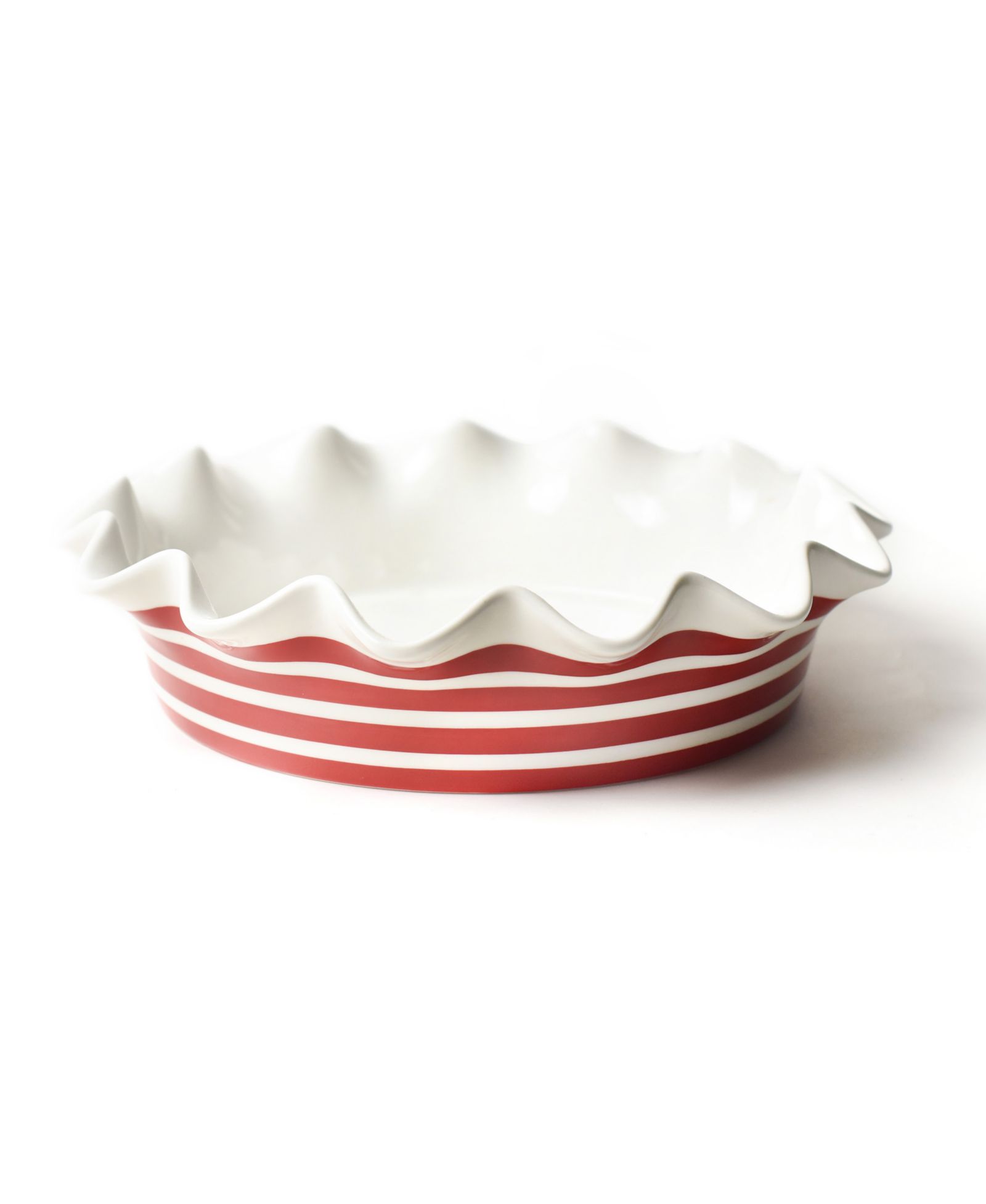 Тарелка Coton Colors Stripe 9" Ruffle Pie Dish