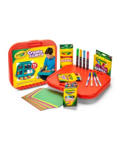 Кейс для творчества Crayola Create N Carry, 75 Pieces