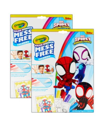 Набор Crayola Color Wonder: раскраска Spidey and His Amazing Friends и маркеры, 2 шт.