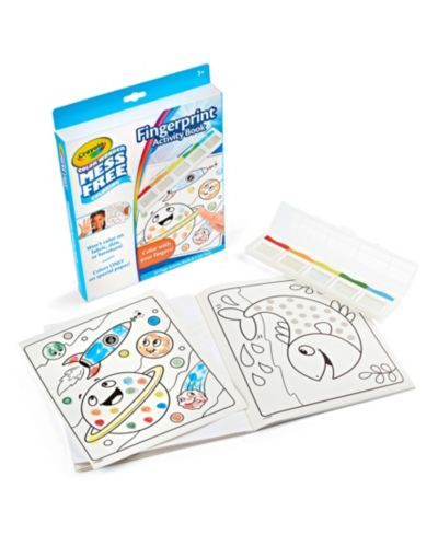 Книга для творчества Crayola Color Wonder Fingerprint