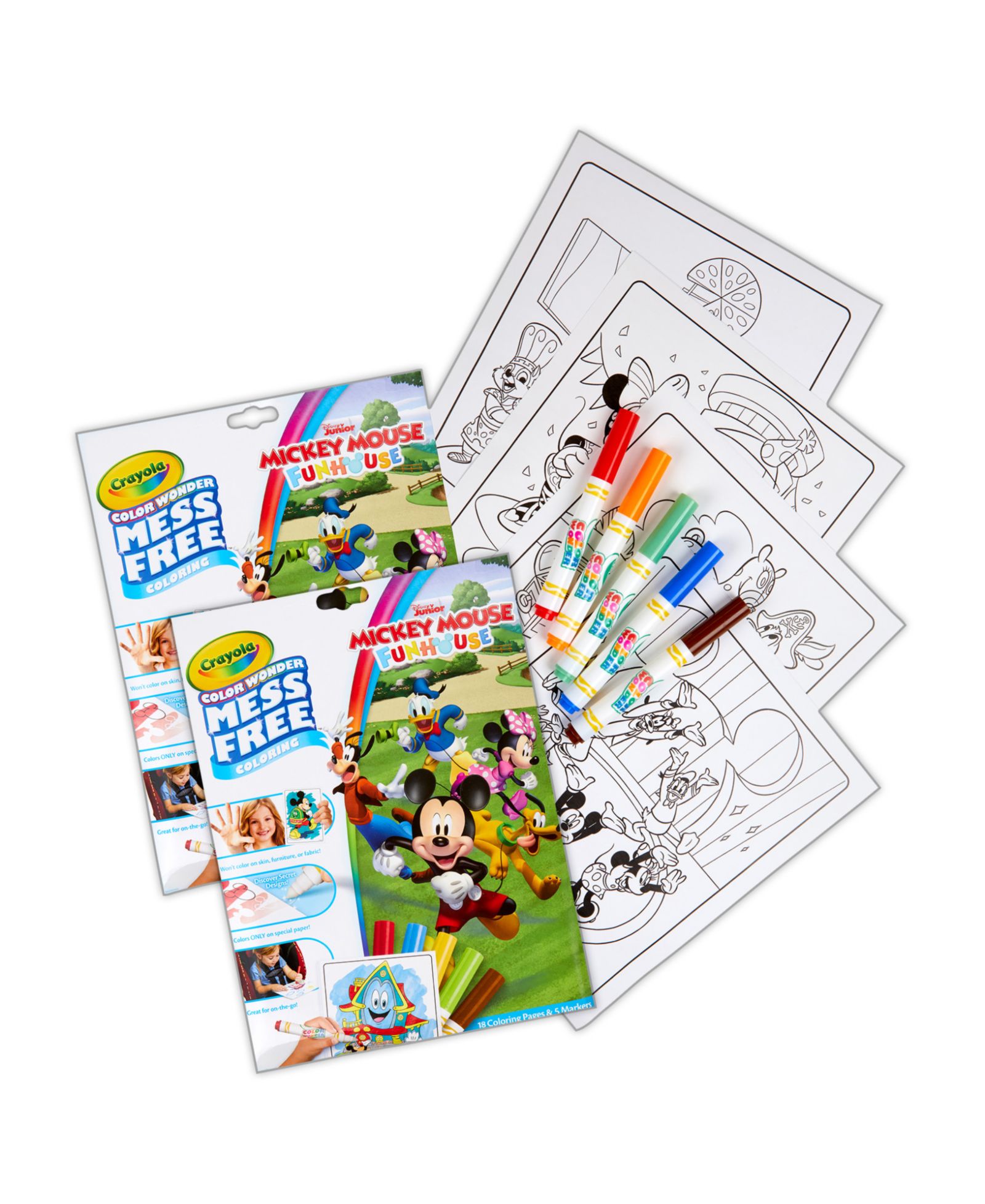 Crayola Mickey Coloring Pad и маркеры, набор из 2 шт