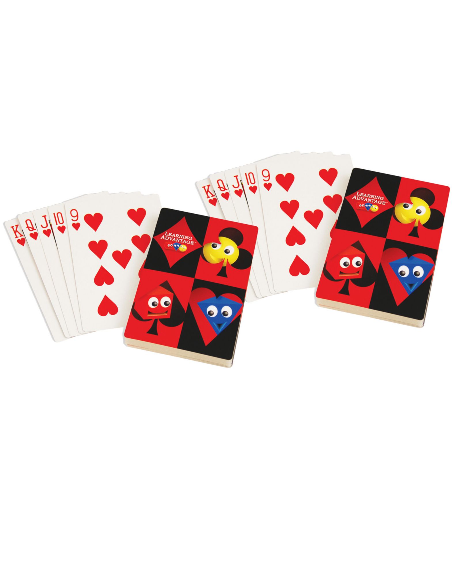 Гигантские игральные карты Learning Advantage, упаковка 2 шт