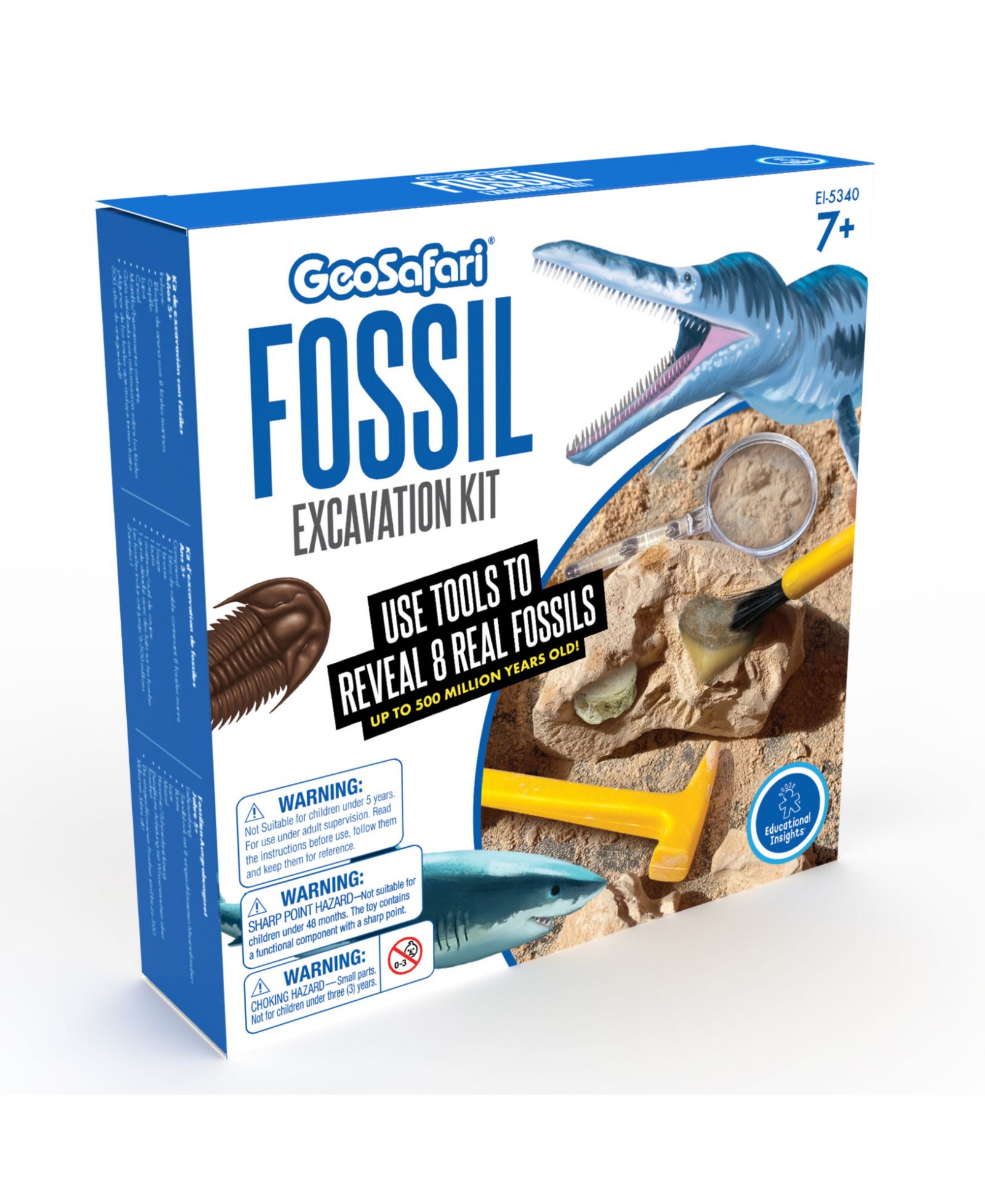 Набор для раскопок окаменелостей Educational Insights GeoSafari Jr. Fossil Excavation Kit