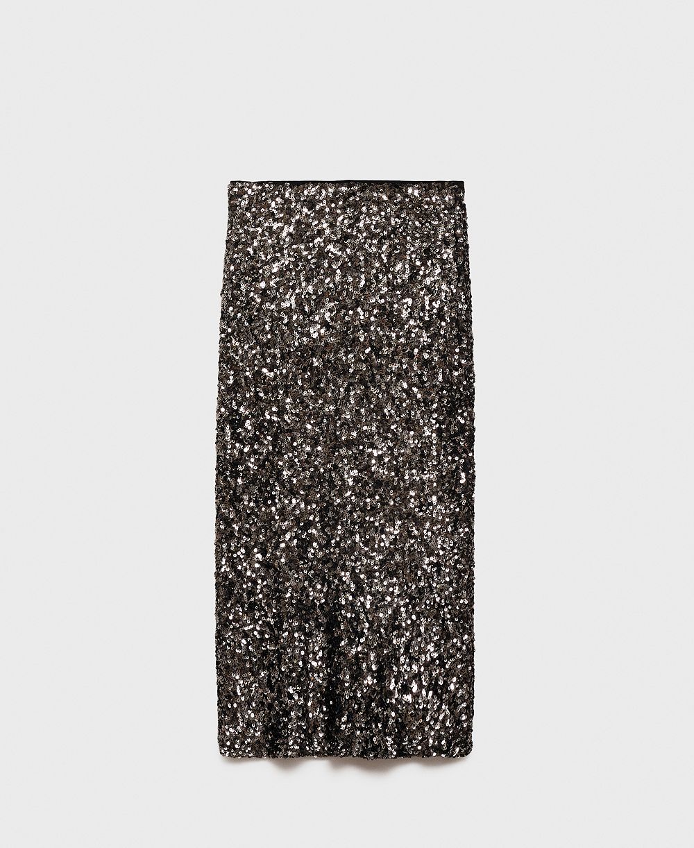 MANGO Женская миди-юбка Mango Sequin