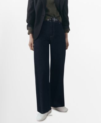 Mango Women's Catherin Culotte High-Rise Jeans