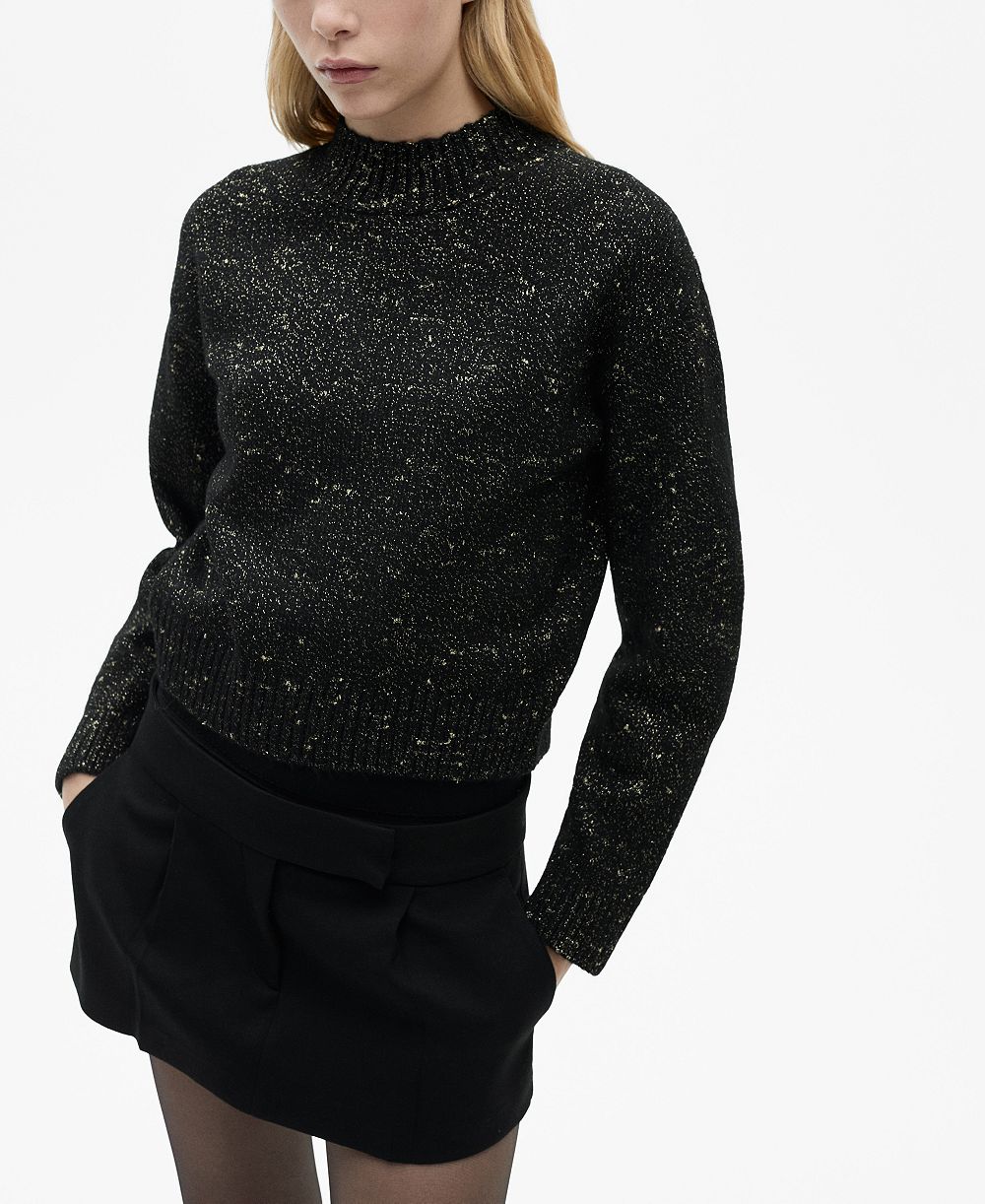 Mango свитер Women's Perkins Neck Lurex