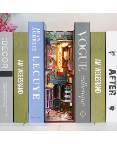 Flash Popup DIY 3D Book Nook Kit Island of Love Cafe 83pcs