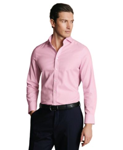 Charles Tyrwhitt Men's Spread Collar Dress Shirt