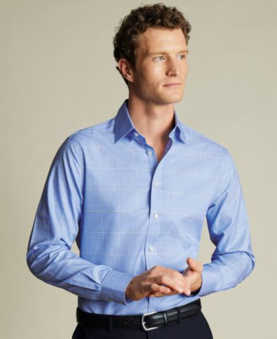 Charles Tyrwhitt Men's Slim-Fit Spread Collar Dress Shirt