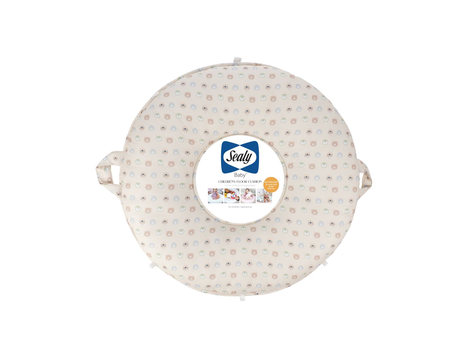 Sealy Baby Toddler Sealy Children's Floor Cushion - Pink Floral