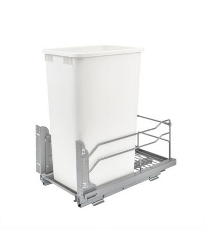 Rev-A-Shelf Pullout Kitchen Trash Can 50 qt. with Soft-close, 53WC-1550SCDM-111