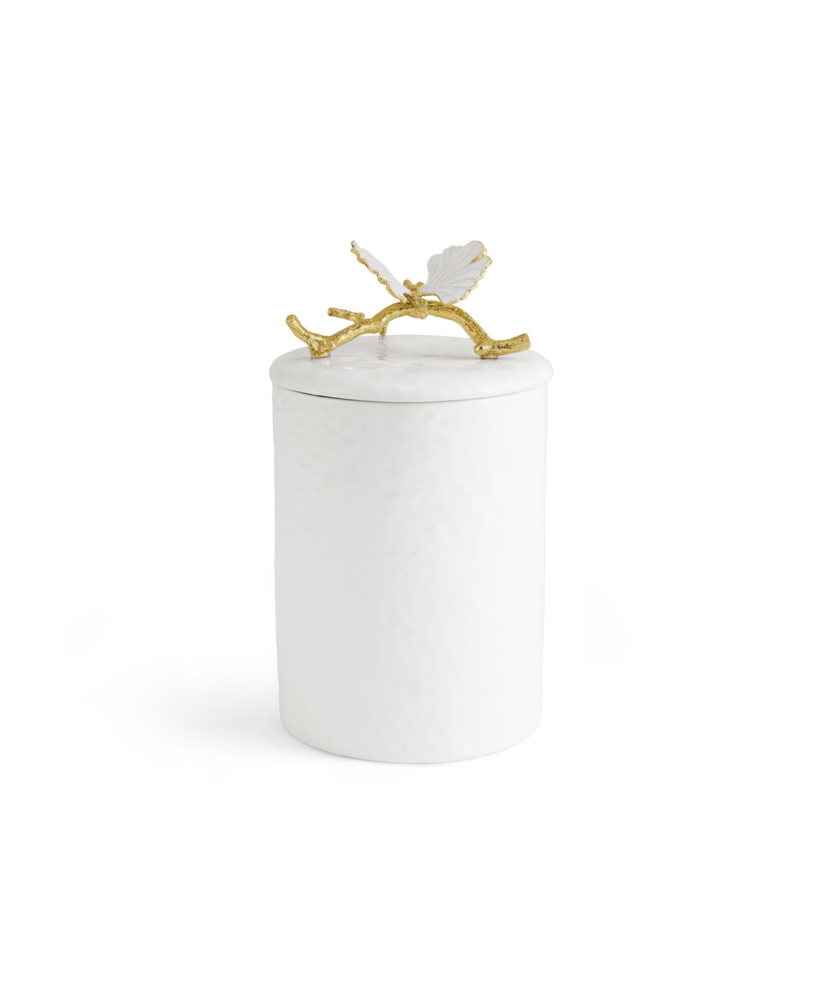 Michael Aram Butterfly Ginkgo Gold Medium Porcelain Canister