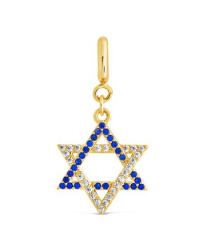 Подвески Sterling Forever Cubic Zirconia Star of David