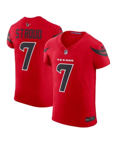 Nike Men's C.J. Stroud Red Houston Texans Alternate Vapor F.U.S.E. Elite Jersey