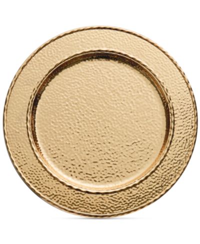 Michael Aram золотистое блюдо Hammertone Gold-Tone Charger/Platter