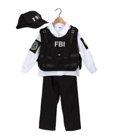 FBI Agent Costume Set - Toddlers Boys & Girls