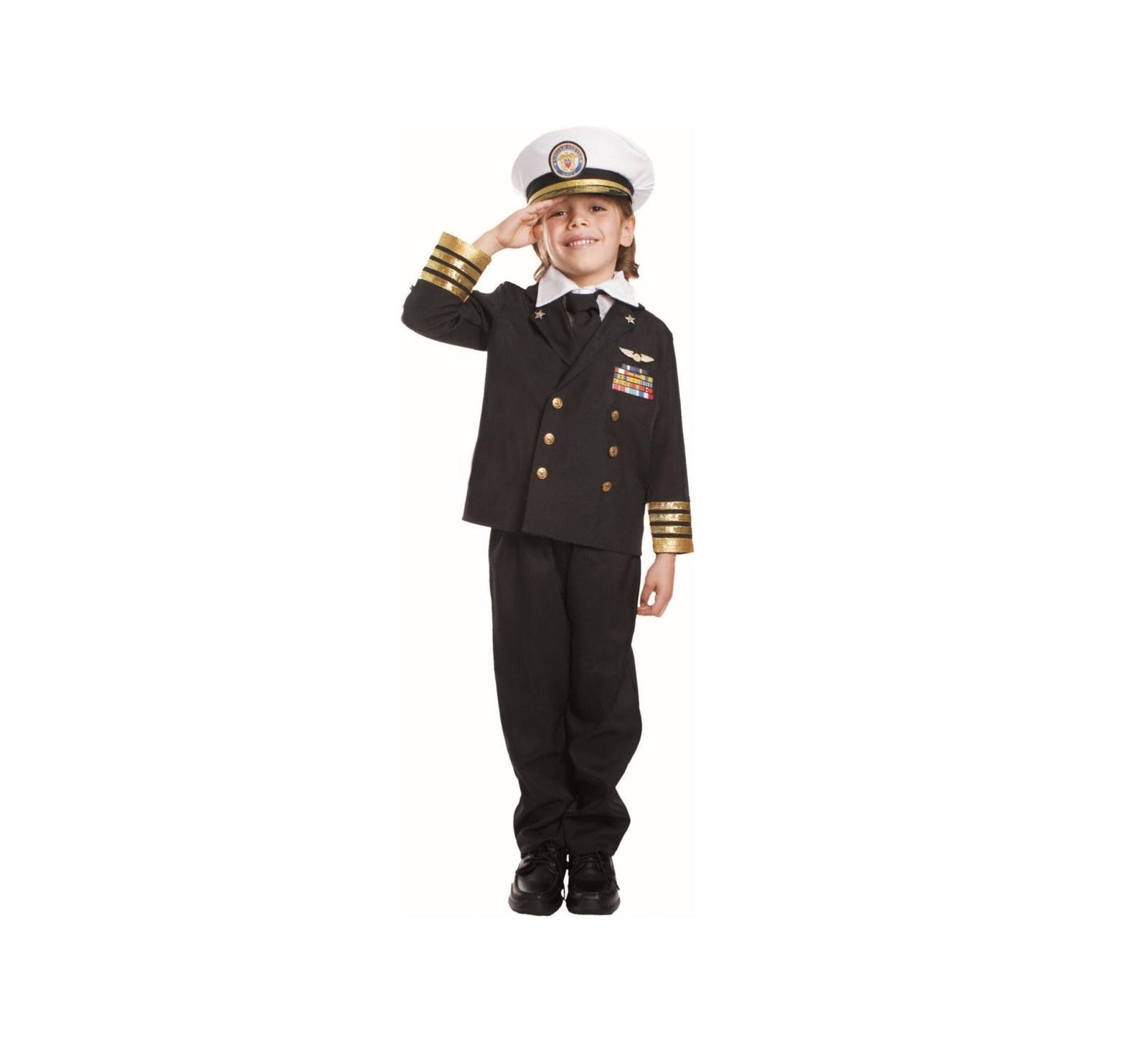 Костюм Navy Admiral - Детский для мальчиков и девочек