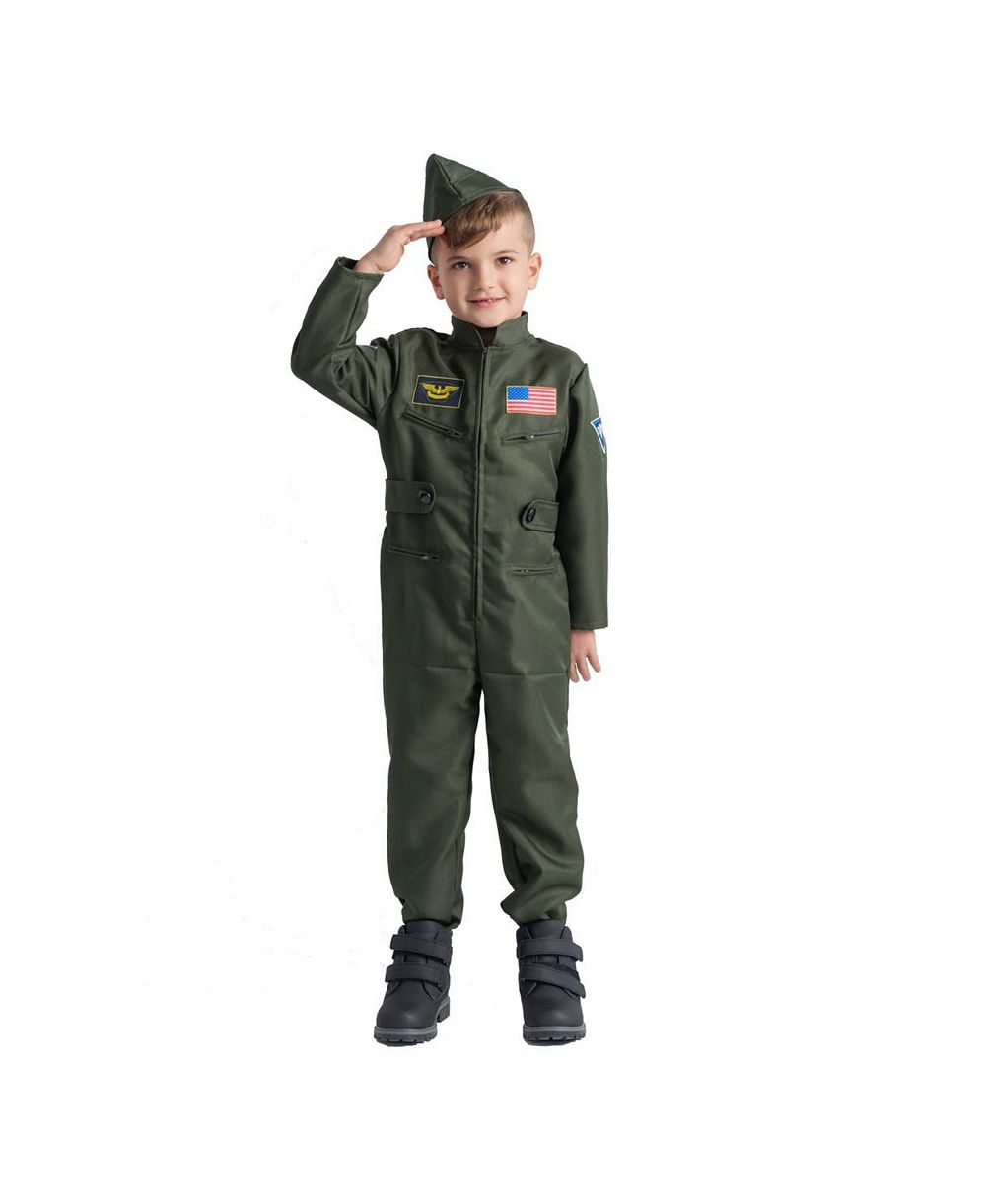 Костюм пилота Fighter Pilot Jumpsuit & Hat для детей