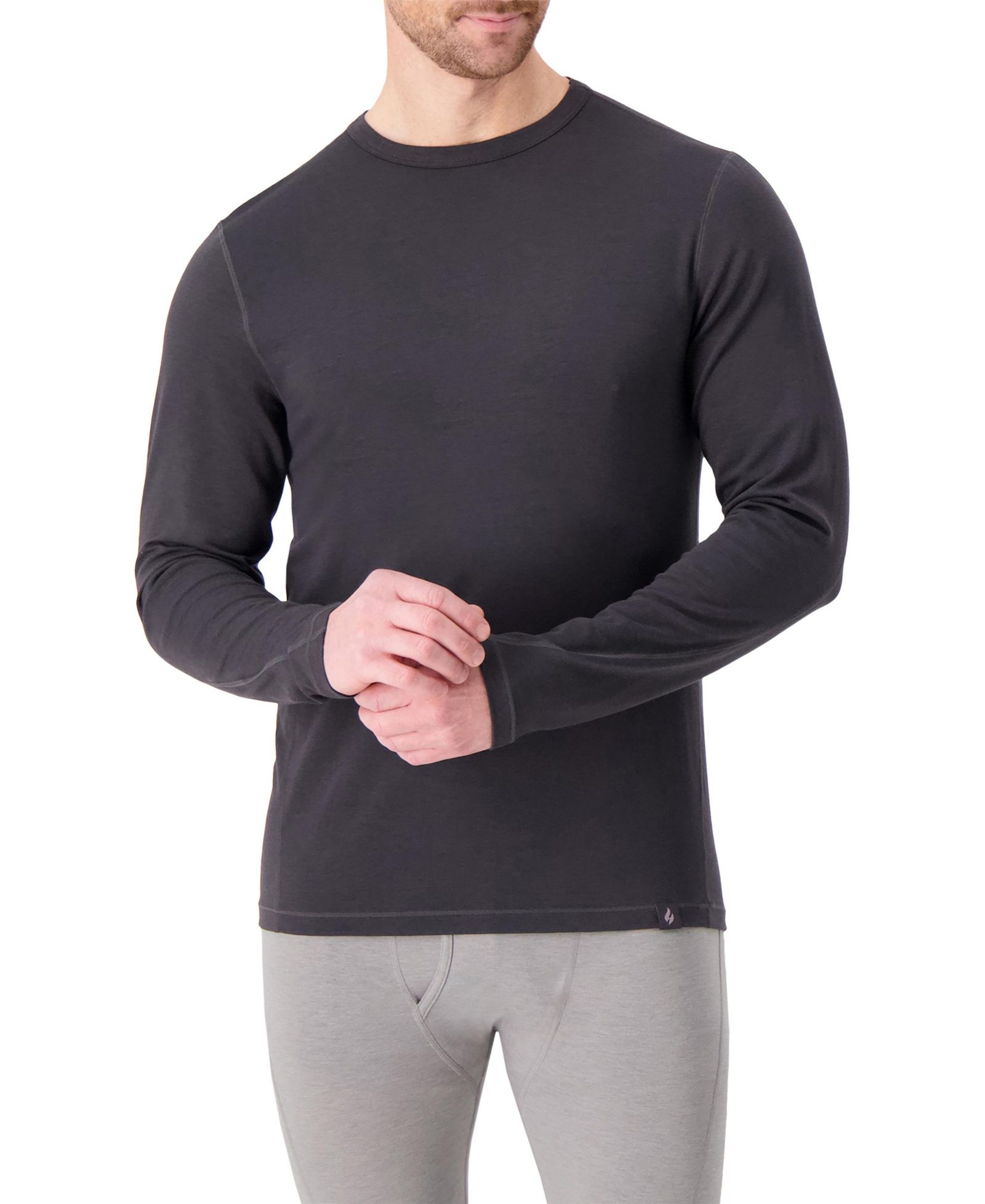 Heat Holders Men's Ultra Lite Cedrick Ceramic Thermal Long Sleeve Tee