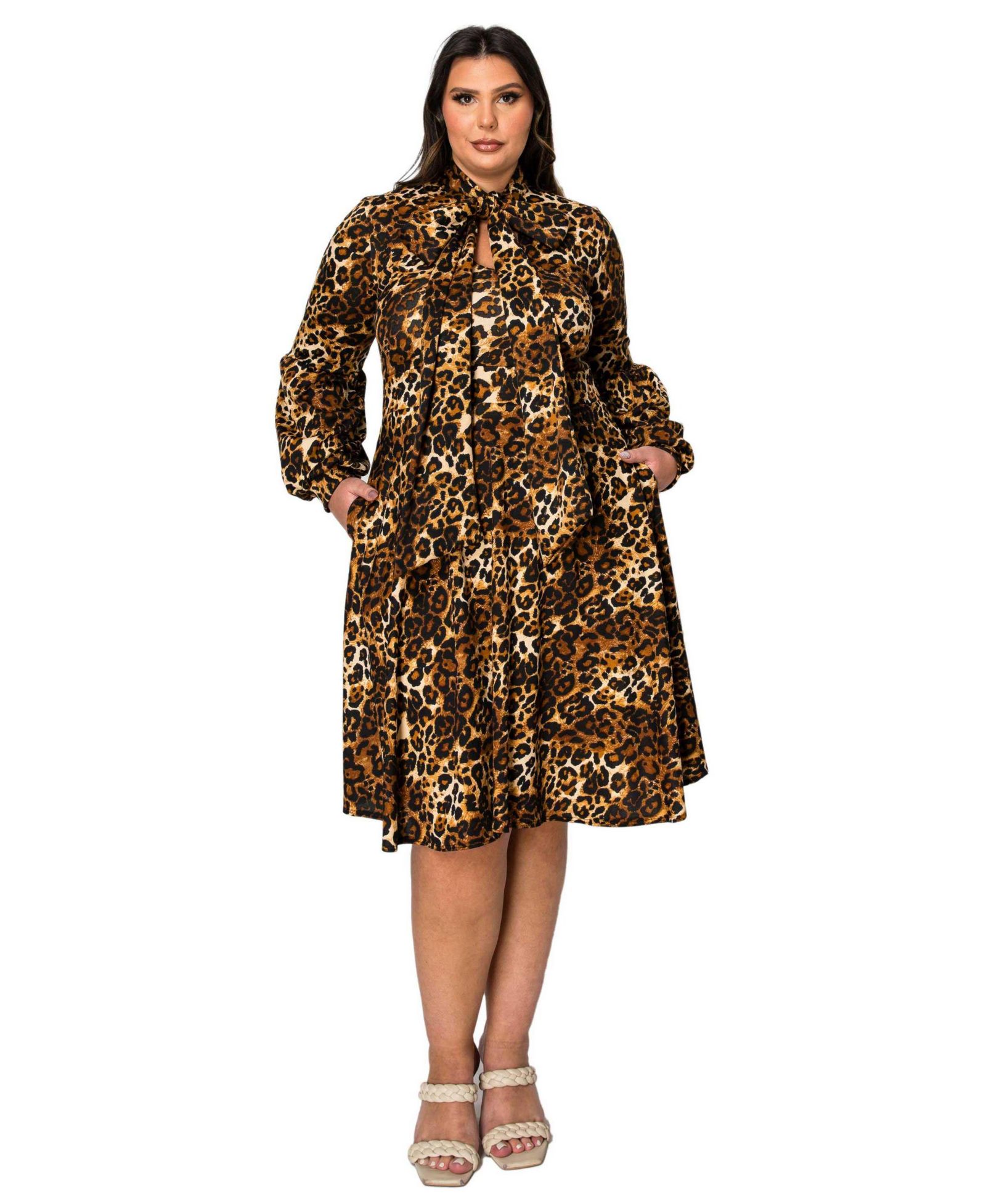Платье L I V D Plus Size Zayleigh Flare